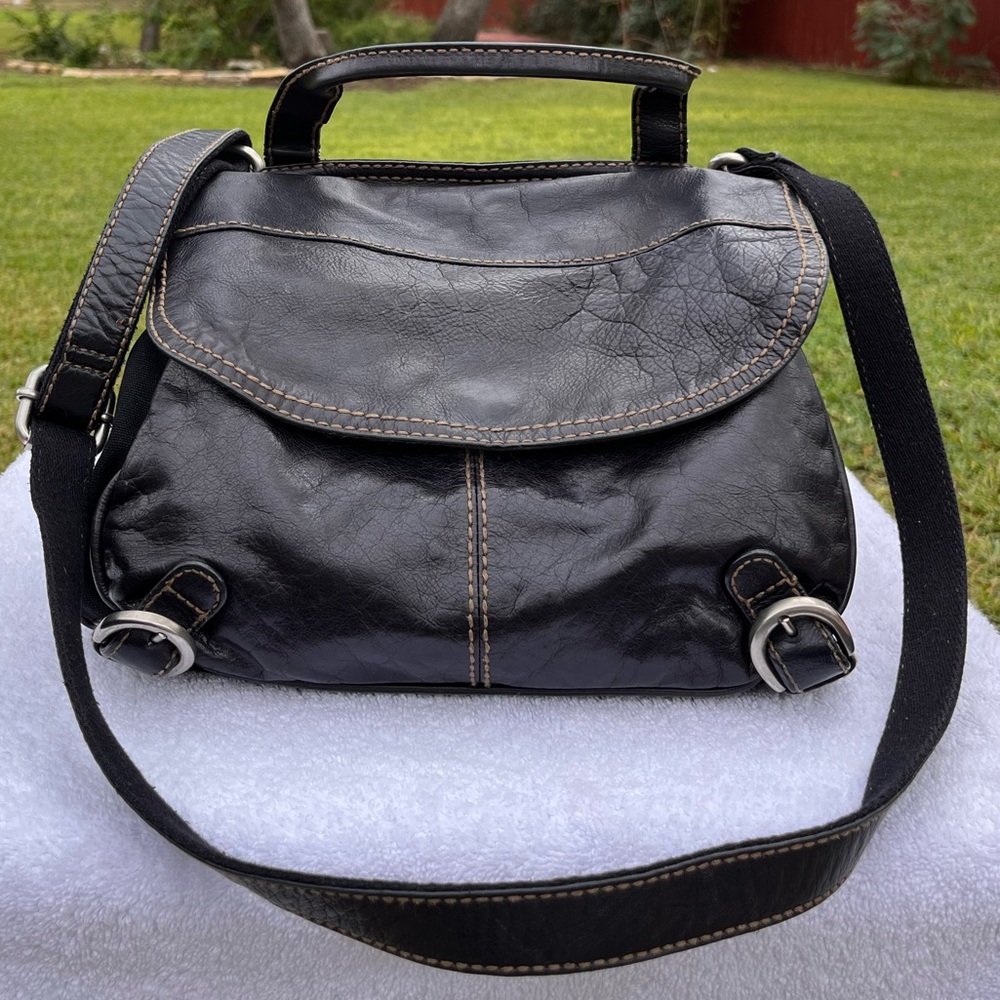 Fossil Black Leather Purse
